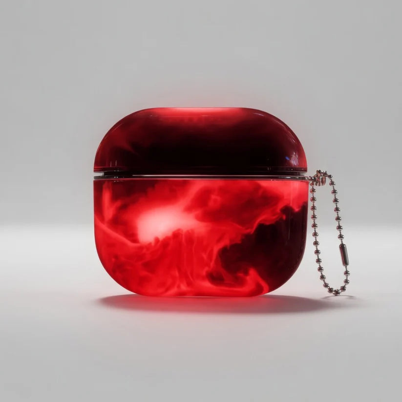 Luminous Glitter Quicksand Earphone Case for AirPods 4 3 2 1 AirPods Pro 3 2 Moving Sand Sparkles Brilliant Dark Headphone Cover