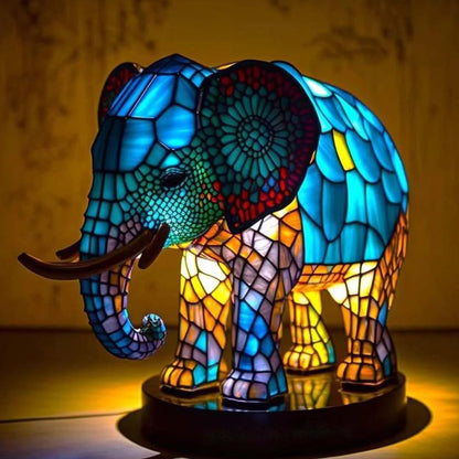 Hot Sale 49% off🔥Stained Glass Plant Series Table Lamp