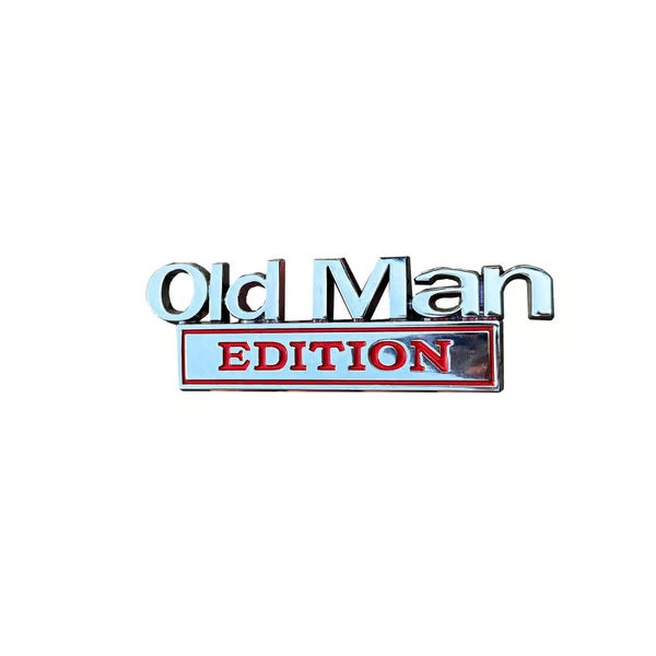 Old Man Edition Car Emblem