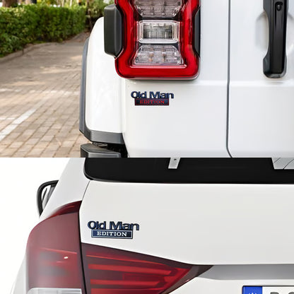 Old Man Edition Car Emblem