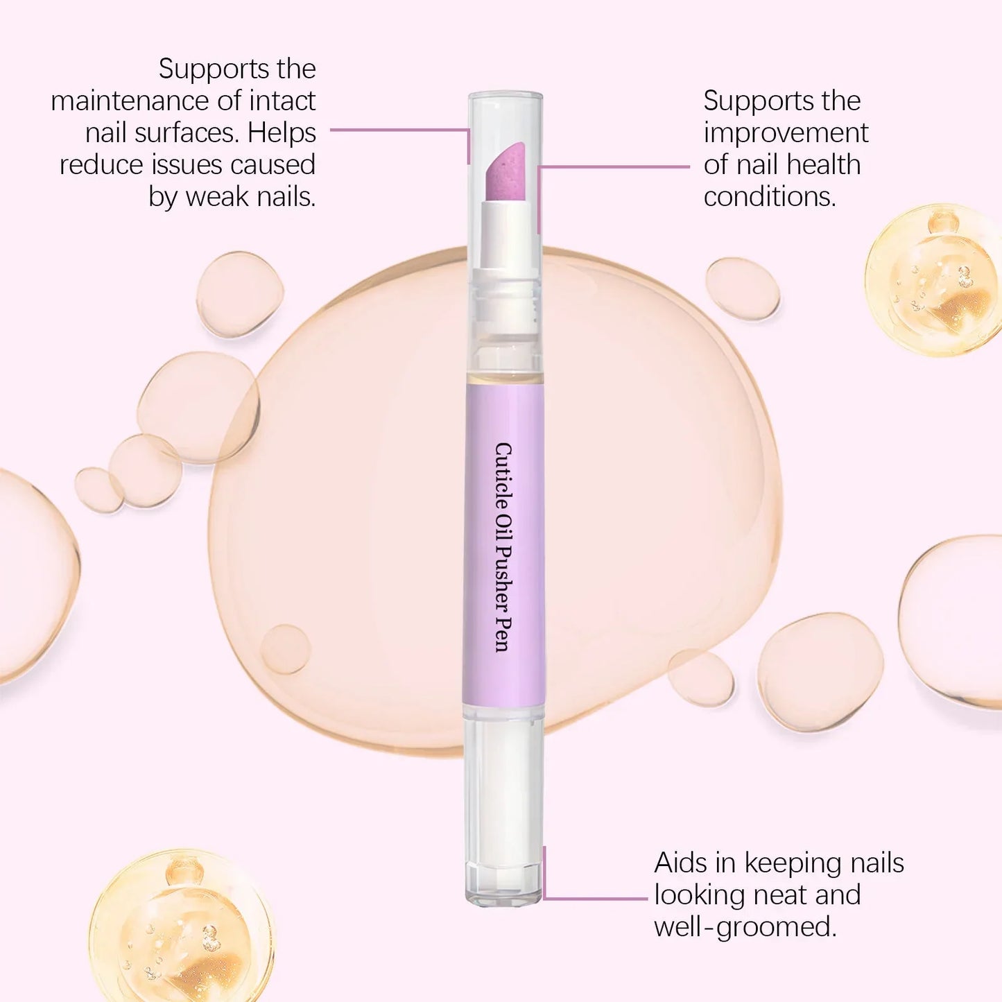 2-in-1 Cuticle Pusher Oil Pen