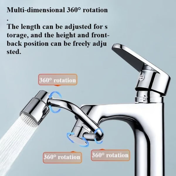🚰Universal sink faucet-✨360° Rotatable Faucet Aerator Extension