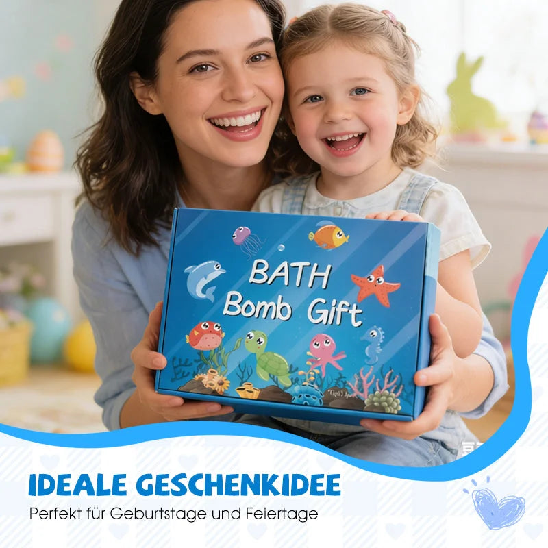 🔥Limited Time Promotion 49% OFF🔥12-Piece Bath Bomb Gift Set for Kids