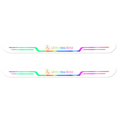 Acrylic Laser Car Anti-Fouling Door Sill Strips🎉4pcs🎉