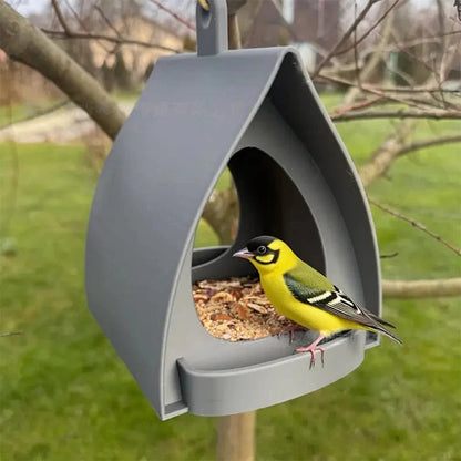 New Year 70% Off--⏰Hanging Bird Feeder for Garden with Roof🐦