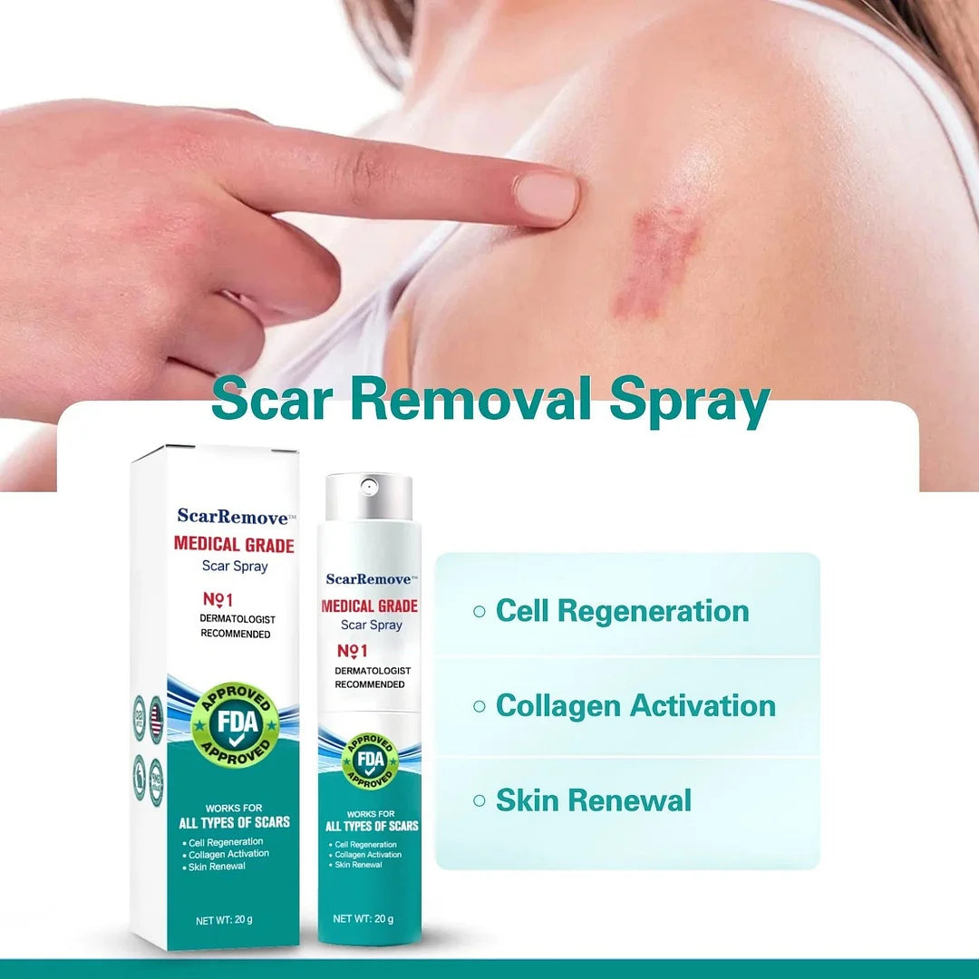 Advanced Scar Spray For All Types of Scars - For example Acne Scars, Surgical Scars and Stretch Marks ⚡️⚡️⚡️