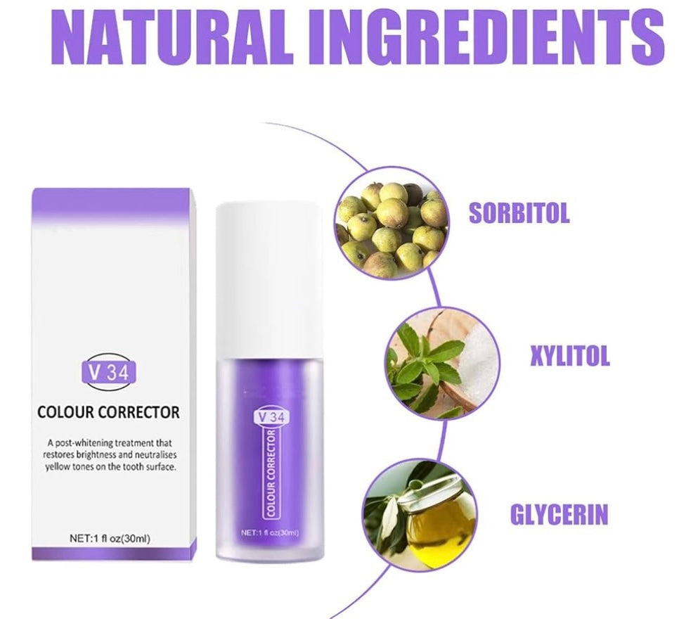 1+1 FREE I V34 Colour Corrector | Feel more confident with a fresh, radiant smile that lasts