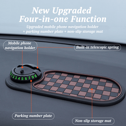 Multifunction Car Anti-Slip Mat with Phone Holder🚗