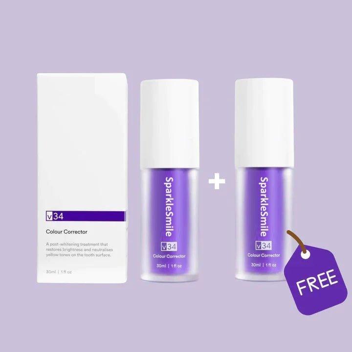 1+1 FREE I V34 Colour Corrector | Feel more confident with a fresh, radiant smile that lasts