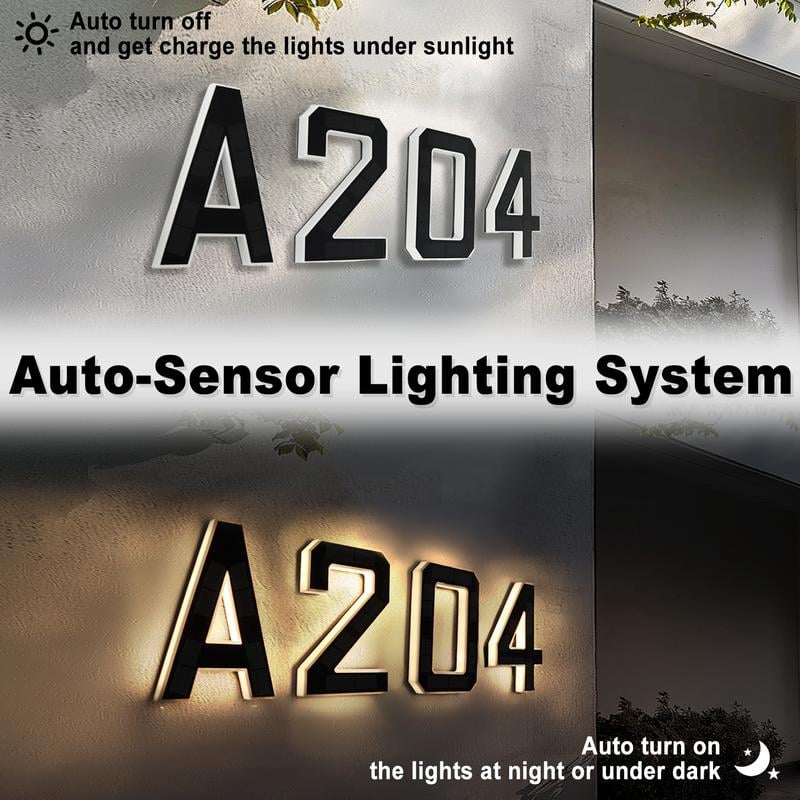 🏡 Upgrade Your Home's Curb Appeal – 50% OFF  ✨ Modern LED House Number Light