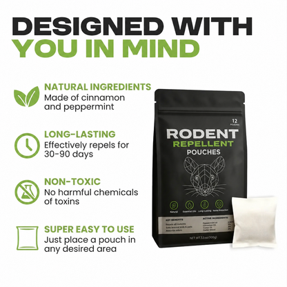 Rodent Repellent Pouches