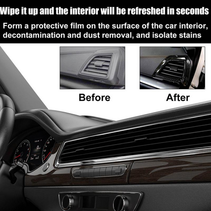 [Free give sponge] Car plastic renovation coating