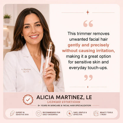 2-in-1 Women's Eyebrow and Facial Hair Removal Device
