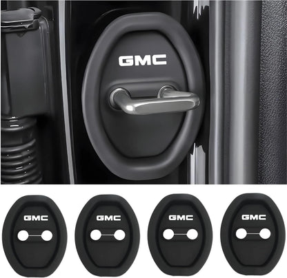 Universal Silicone Car Door Latch Covers – 4PCS Anti-Rust Noise Dampers