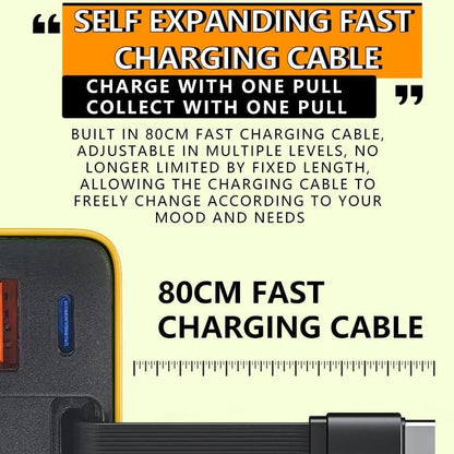 🔥Last Day Promotion 49% OFF- 3 in 1 Charger Retractable 80W MAX Fast