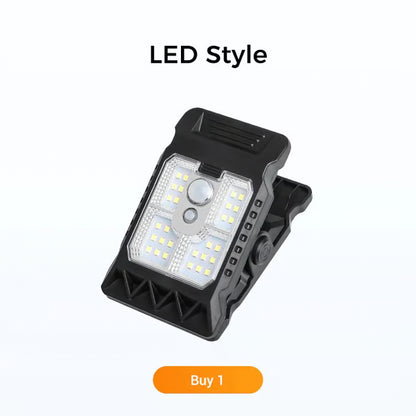 USB & Solar Powered Motion Sensor Clip Lights
