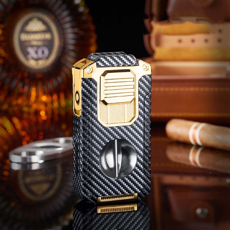 🎁New Year gifts🎊5-in-1 Refillable Cigar Torch Lighter with Cutter✨Buy 2, Free Shipping 🚚