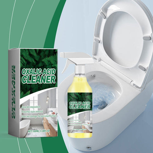 🔬 【CLEARANCE!】Molecular-Level Cleaning Tech! Oxalic Acid Bathroom Cleaner Dissolves Rust🚽