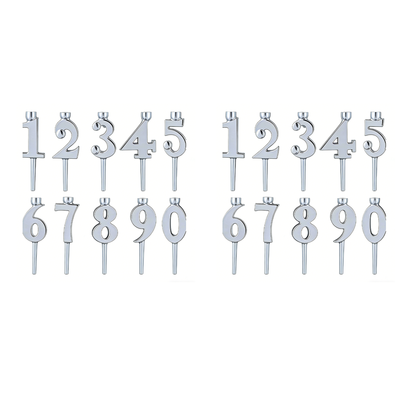 Birthday Cake Decorative Number Topper (0-9)